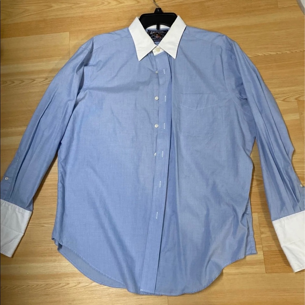 White collar American Living button down
